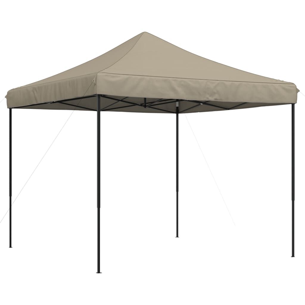 vidaXL Τέντα Εκδηλώσεων Πτυσσόμενη Pop-Up Taupe 292 x 292 x 315 εκ.