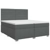 vidaXL &Kappa;&rho;&epsilon;&beta;ά&tau;&iota; box spring &mu;&epsilon; &sigma;&tau;&rho;ώ&mu;&alpha; &Sigma;&kappa;&omicron;ύ&rho;&omicron; &Gamma;&kappa;&rho;&iota; 200 x 200 cm Ύ&phi;&alpha;&sigma;&mu;&alpha;