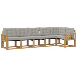 vidaXL &Sigma;&epsilon;&iota;&rho;ά &Kappa;&alpha;&nu;&alpha;&pi;έ &Epsilon;&xi;&omega;&tau;&epsilon;&rho;&iota;&kappa;&omicron;ύ 6 pcs &Lambda;&epsilon;&upsilon;&kappa;ό &kappa;&alpha;&iota; &Alpha;&nu;&omicron;&iota;&chi;&tau;ό &Gamma;&kappa;&rho;&iota;
