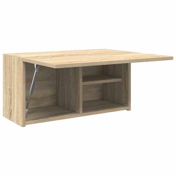 vidaXL ντουλάπι τοίχου μπάνιου Δρυς sonoma 60x25x30 cm Μηχανική ξυλεία