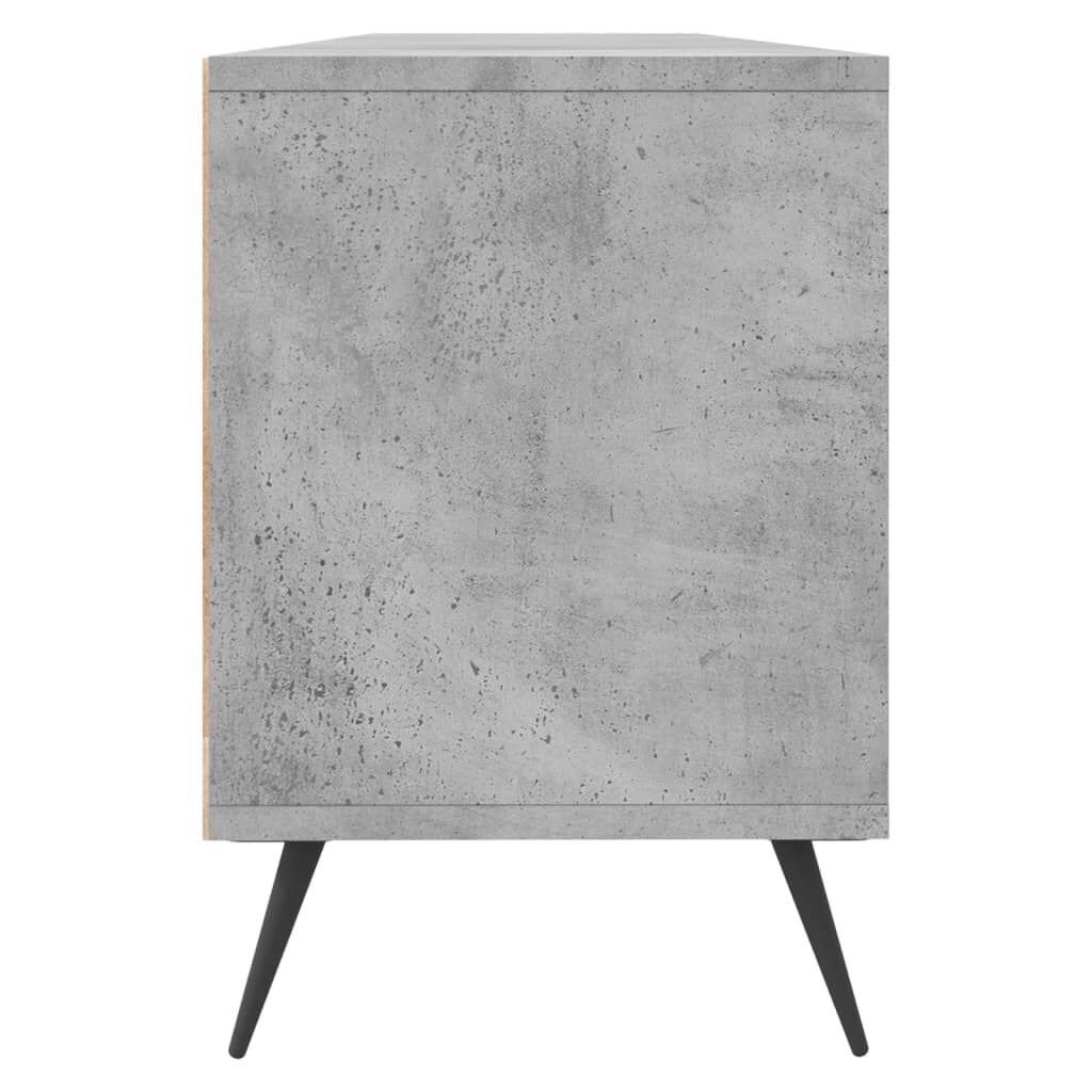 vidaXL Έπιπλο Τηλεόρασης Γκρι Σκυρ. 150x30x44,5 εκ. Επεξ. Ξύλο