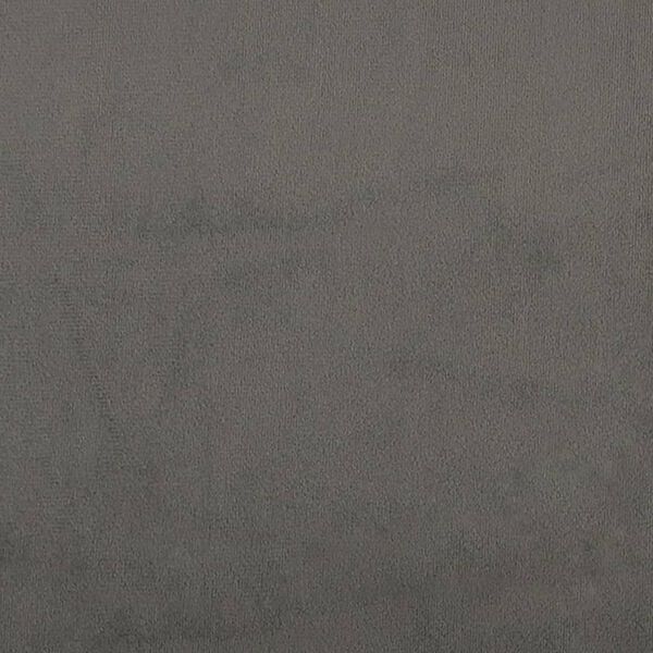 vidaXL Κεφαλάρι Κρεβατιού Σκούρο Γκρι 100x5x78/88 εκ. Βελούδινο