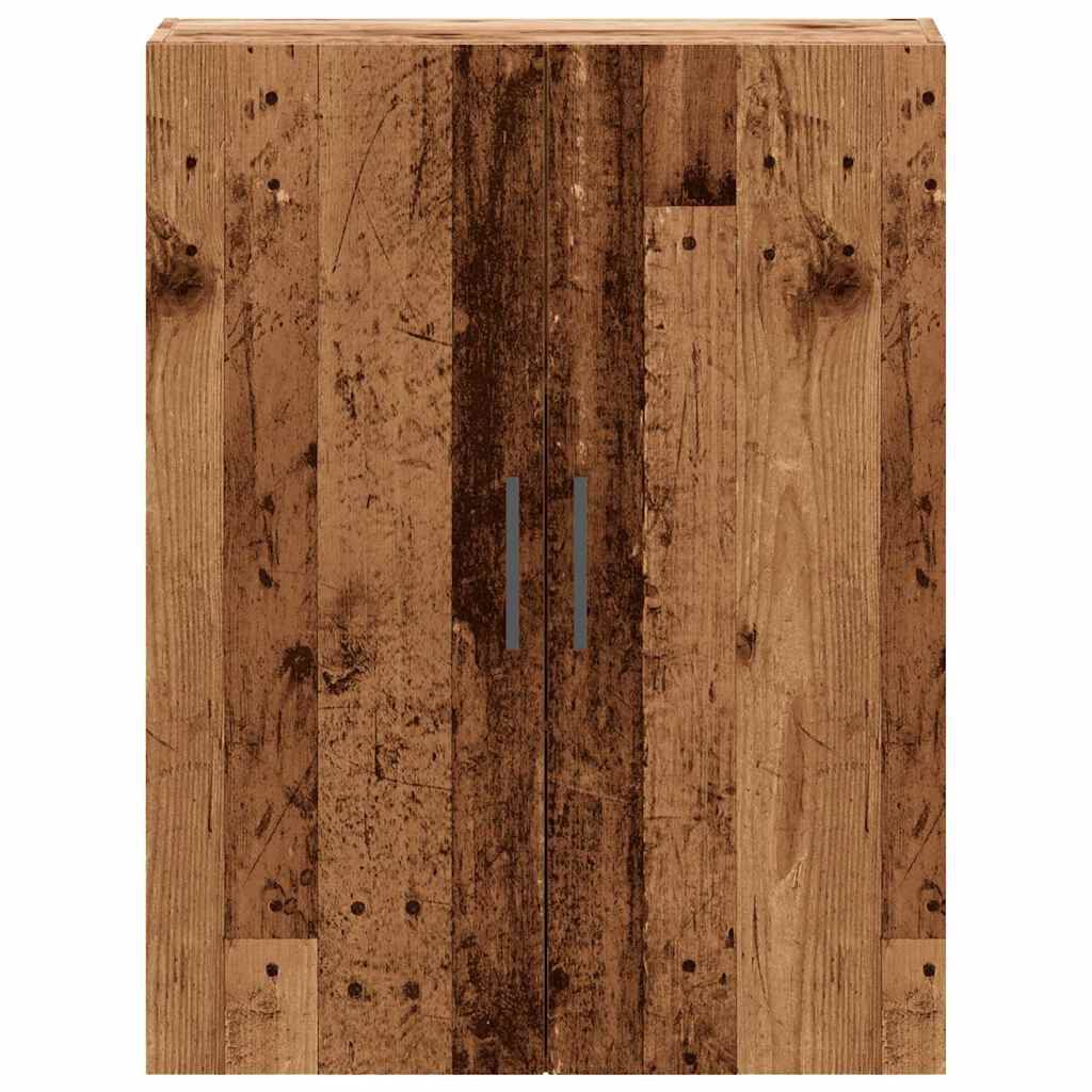 vidaXL Επίτοιχο ντουλάπι Παλιό ξύλο 69,5x34x90 cm