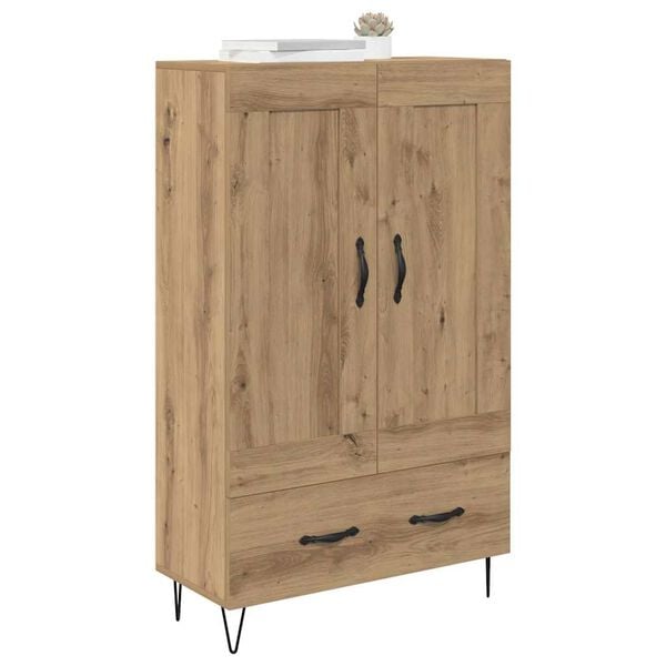 vidaXL Highboard Artisan Oak 69,5 x 31 x 115 &epsilon;&kappa;. &Epsilon;&pi;&epsilon;&xi;&epsilon;&rho;&gamma;&alpha;&sigma;&mu;έ&nu;&omicron; &xi;ύ&lambda;&omicron;