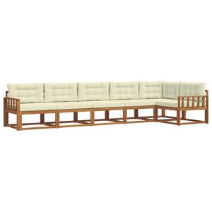 vidaXL &Sigma;&epsilon;&iota;&rho;ά &Kappa;&alpha;&nu;&alpha;&pi;έ &Epsilon;&xi;&omega;&tau;&epsilon;&rho;&iota;&kappa;&omicron;ύ &mu;&epsilon; &mu;&alpha;&xi;&iota;&lambda;ά&rho;&iota; 6 pcs &Phi;&upsilon;&sigma;&iota;&kappa;ό &kappa;&alpha;&iota; &Kappa;&rho;έ&mu;&alpha;