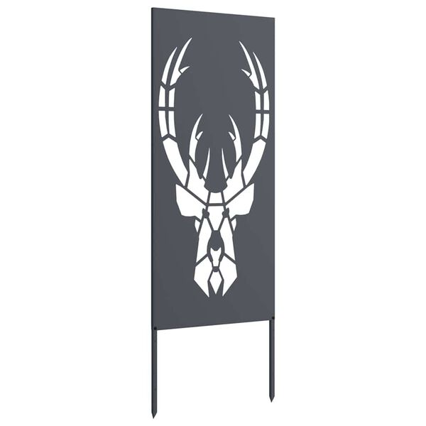 vidaXL Οθόνη Ιδιωτικότητας Κήπου Animal Print Ανθρακί 50 x 140 εκ