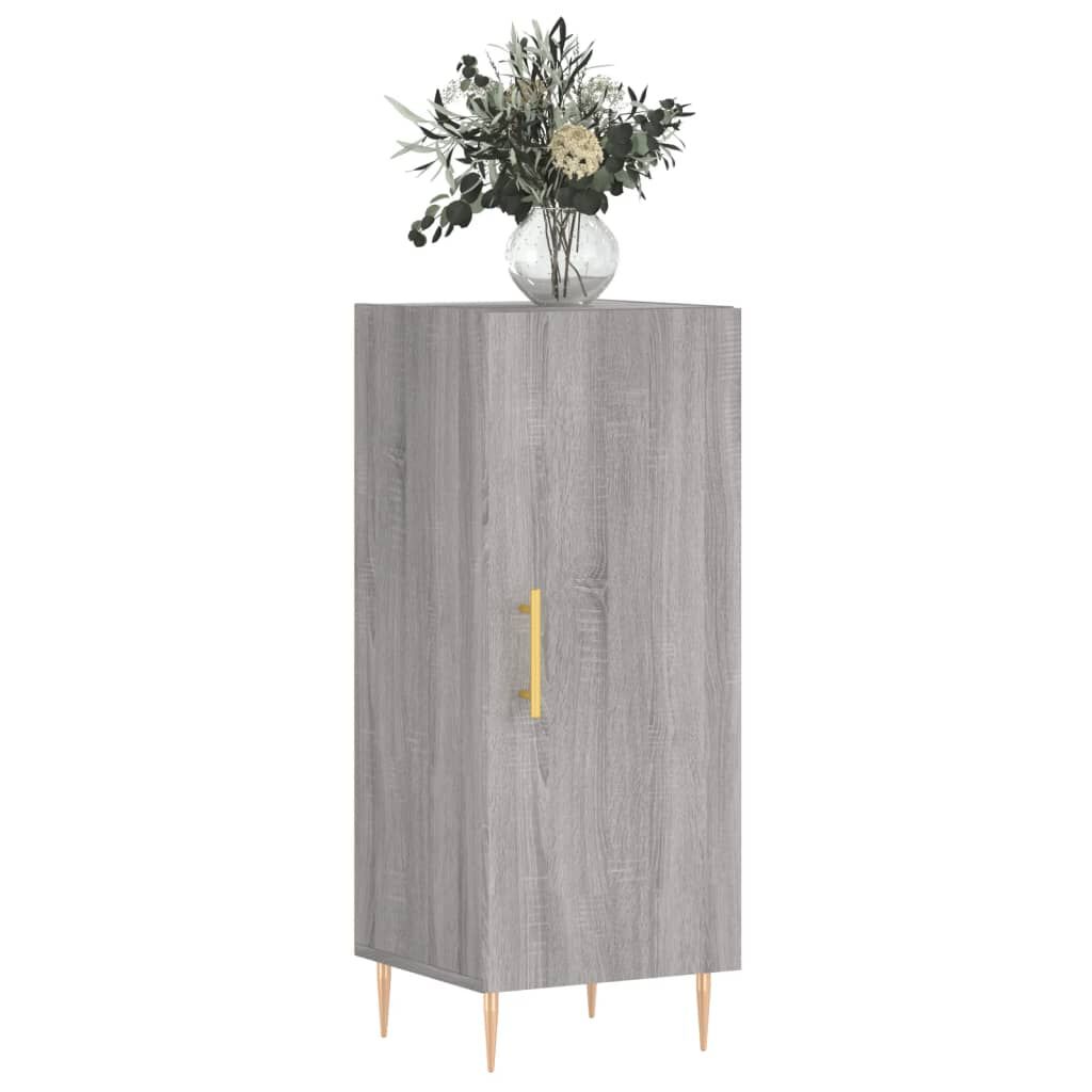 vidaXL Ντουλάπι Γκρι Sonoma 34,5x34x90 εκ. από Επεξεργασμένο Ξύλο