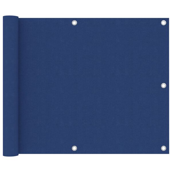 vidaXL Διαχωριστικό Βεράντας Μπλε 75 x 500 εκ. Ύφασμα Oxford