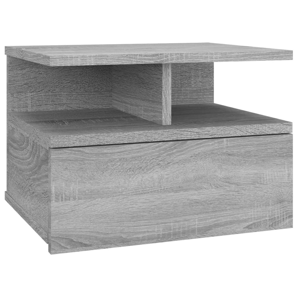 vidaXL Κομοδίνο Κρεμαστό Γκρι Sonoma 40x31x27 εκ. Επεξεργασμένο Ξύλο