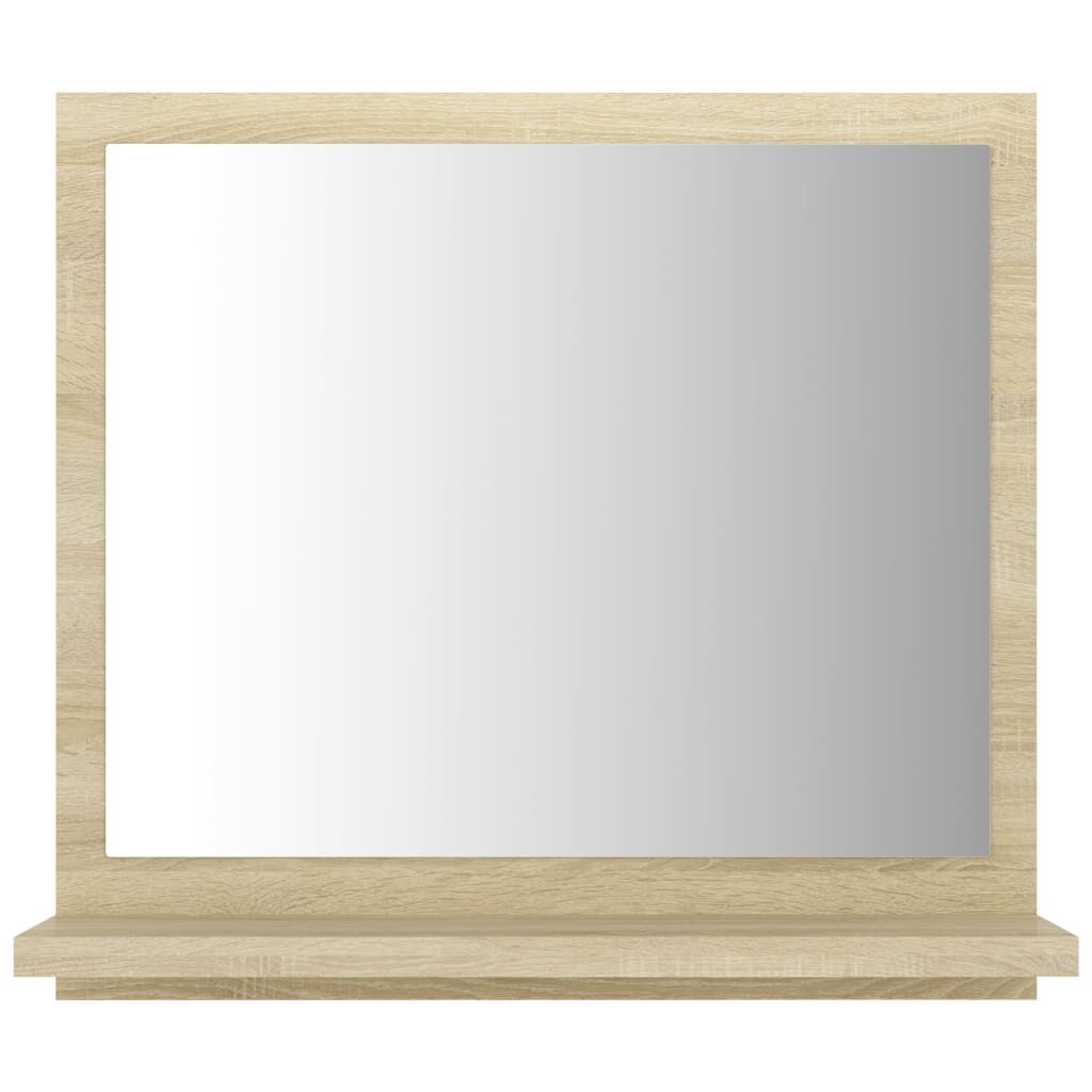 vidaXL Καθρέφτης Μπάνιου Sonoma Δρυς 40 x 10,5 x 37 εκ. Επεξ. Ξύλο