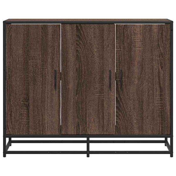 vidaXL Sideboard καφέ δρυς 94x35x76 cm Κατασκευασμένο ξύλο