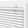 vidaXL Πλισέ περσίδα Λευκό 40x100 cm Πλάτος υφάσματος 39,4 cm