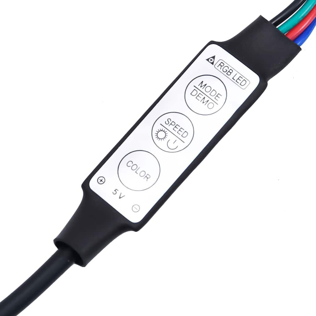 vidaXL Έπιπλο Τηλεόρασης με LED Αρτισιανή Δρυς 140x36,5x40εκ Επεξ.Ξύλο