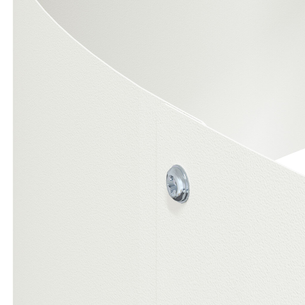 vidaXL Γλάστρα Κήπου Λευκό 120 x 120 x 20 εκ. Ατσάλι