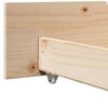 vidaXL Σκελετός Κρεβατιού Καφέ 150 x 200 cm Μασίφ ξύλο πεύκου