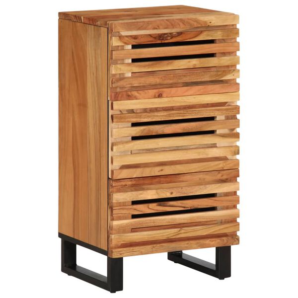 vidaXL Ντουλάπι 40x34x75 εκ. από Μασίφ Ξύλο Ακακίας