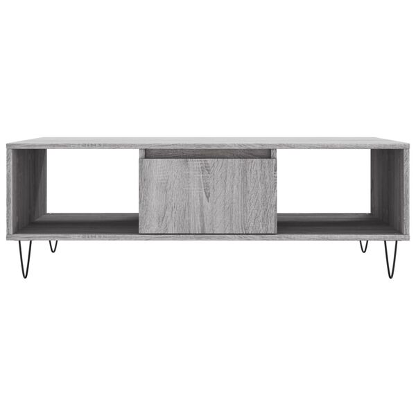 vidaXL Τραπεζάκι Σαλονιού Γκρι Sonoma 104x60x35 εκ. Επεξεργασμένο Ξύλο
