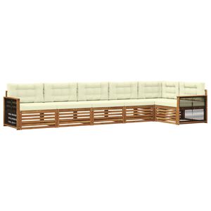 vidaXL &Sigma;&epsilon;&iota;&rho;ά &Kappa;&alpha;&nu;&alpha;&pi;έ &Epsilon;&xi;&omega;&tau;&epsilon;&rho;&iota;&kappa;&omicron;ύ &mu;&epsilon; &mu;&alpha;&xi;&iota;&lambda;ά&rho;&iota; 6 pcs &Phi;&upsilon;&sigma;&iota;&kappa;ό &kappa;&alpha;&iota; &Kappa;&rho;έ&mu;&alpha;