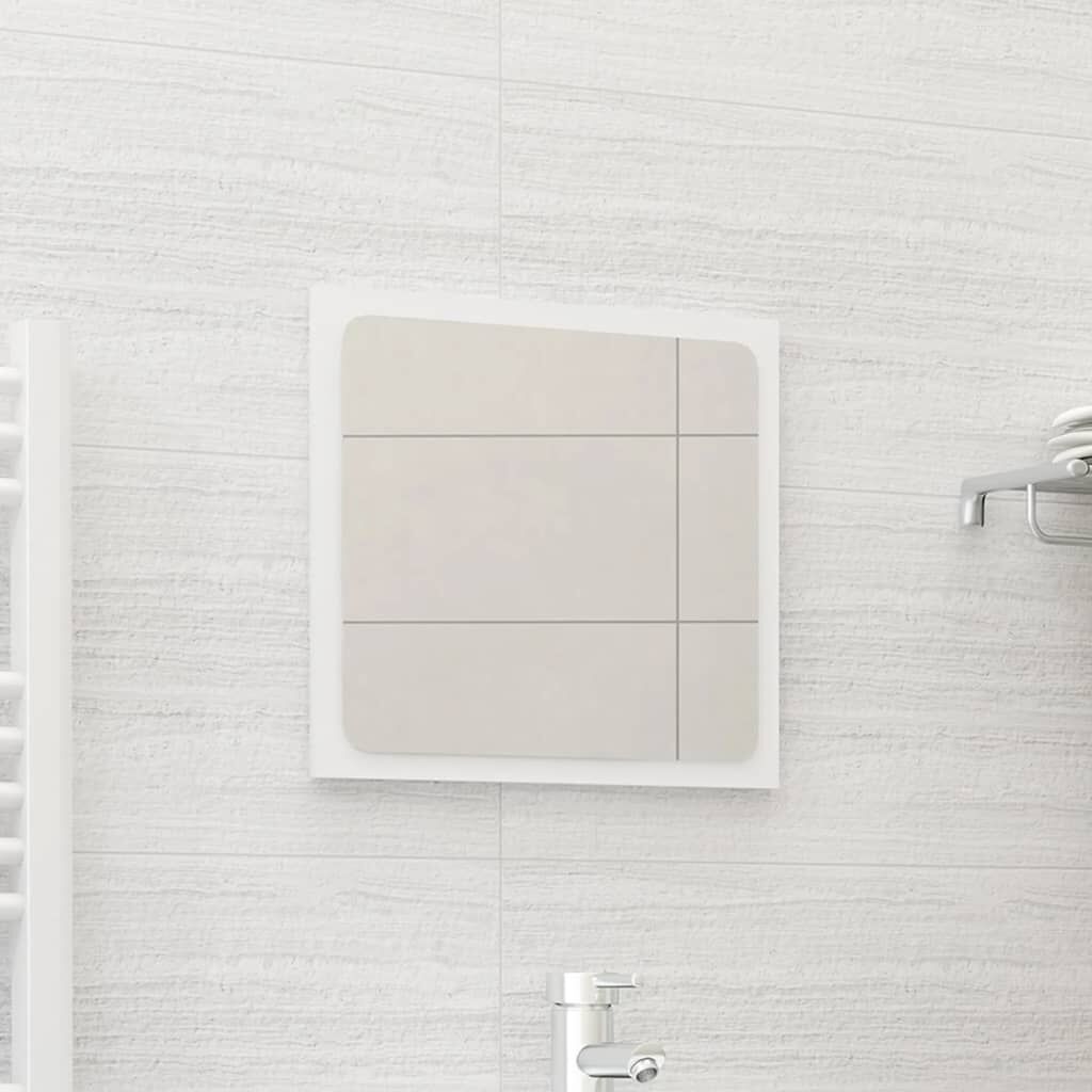 vidaXL Καθρέφτης Μπάνιου Λευκός 40 x 1,5 x 37 εκ. από Μοριοσανίδα