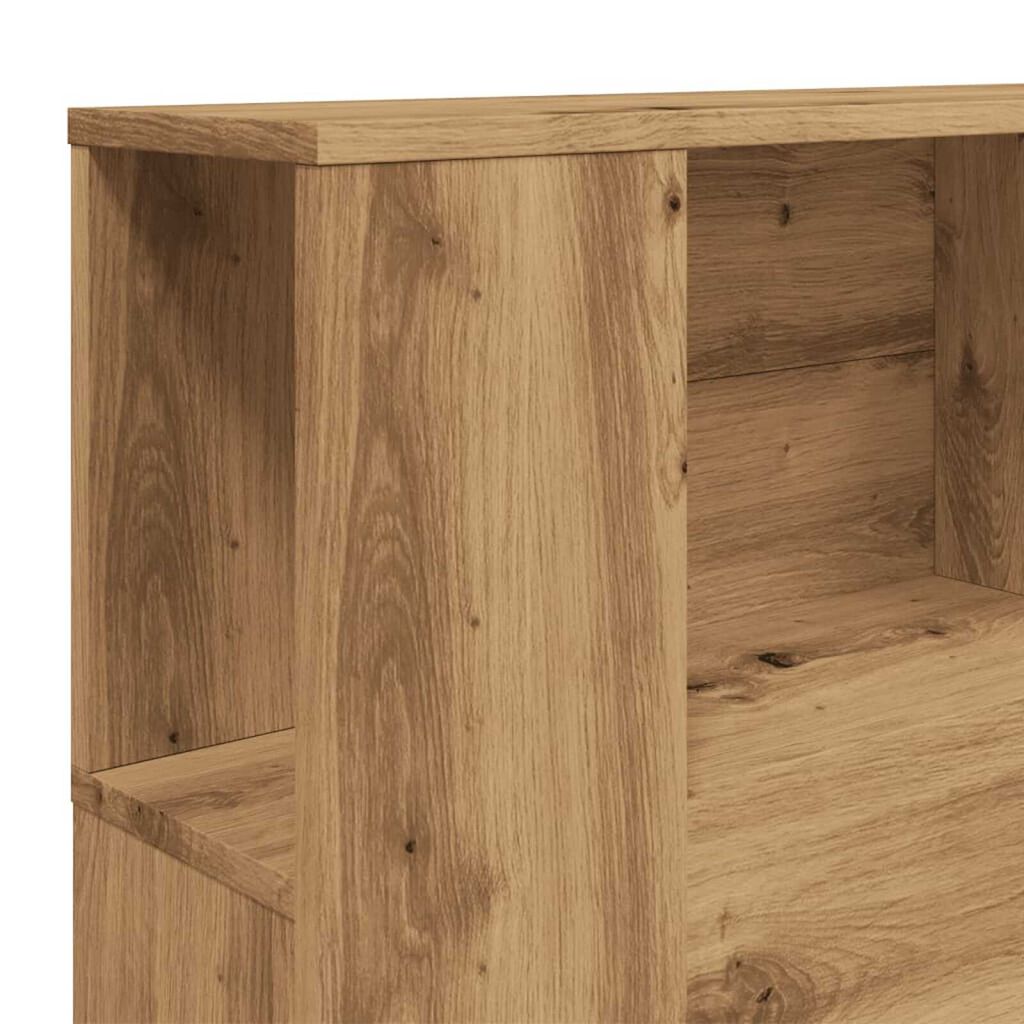 vidaXL Ντουλάπι κεφαλάρι Artisan Oak Κατασκευασμένο ξύλο