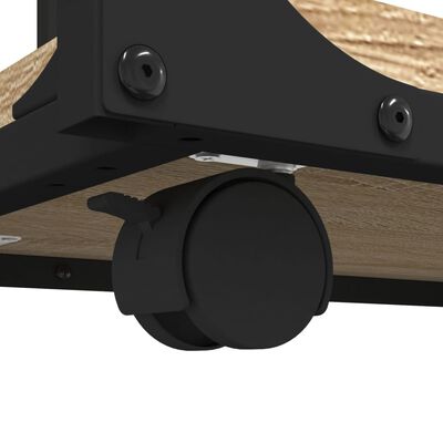 vidaXL Βοηθητικό Τραπέζι με Ρόδες Sonoma Δρυς 50x35x55,5εκ. Επεξ. Ξύλο