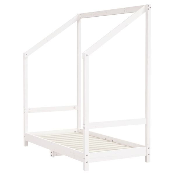 vidaXL Πλαίσιο Παιδικού Κρεβατιού 2x(70x140)εκ. Μασίφ Ξύλο Πεύκου