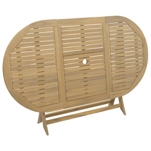 vidaXL Τραπέζι Κήπου Πτυσσόμενο 160x85x75 εκ. Μασίφ Ξύλο Ακακίας