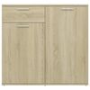 vidaXL Ντουλάπι με Συρτάρι Sonoma Δρυς 80 x 36 x 75 εκ. Επεξ. Ξύλο