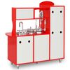 vidaXL Κουζίνα Παιδική Κόκκινη 84 x 31 x 89 εκ. από MDF