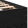 vidaXL Πλαίσιο Κρεβατιού Μαύρη Οξυά 100 x 200 cm Επεξεργασμένο ξύλο