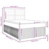 vidaXL &Kappa;&rho;&epsilon;&beta;ά&tau;&iota; Boxspring &mu;&epsilon; &Sigma;&tau;&rho;ώ&mu;&alpha; &Mu;&pi;&lambda;&epsilon; 140x200 &epsilon;&kappa;. &Upsilon;&phi;&alpha;&sigma;&mu;ά&tau;&iota;&nu;&omicron;