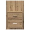 vidaXL Τοίχου κομοδίνο Επιτοίχιο 2 pcs Artisan Oak 48,5 x 32,5 x 80 εκ