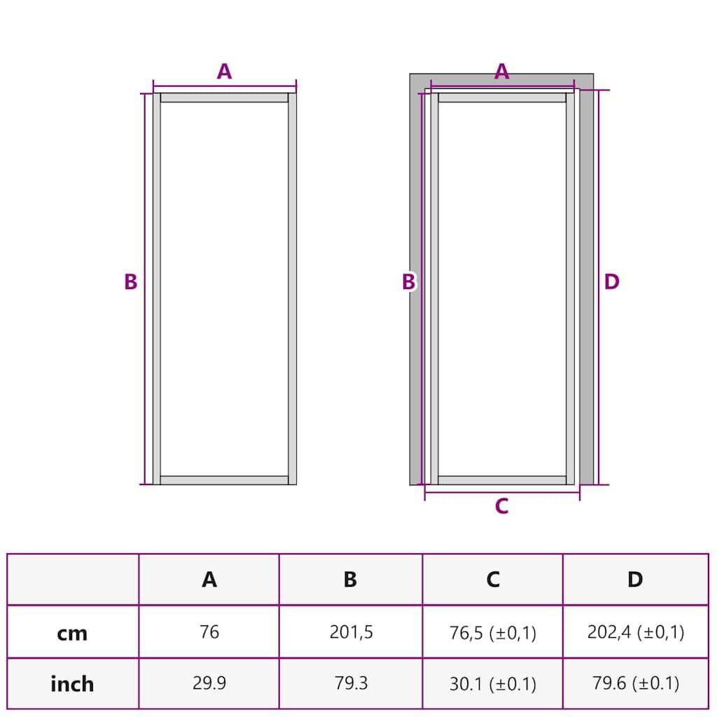 vidaXL Εσωτερική Πόρτα 76x201,5 εκ. Ψημένο Γυαλί και Λεπτό Αλουμίνιο