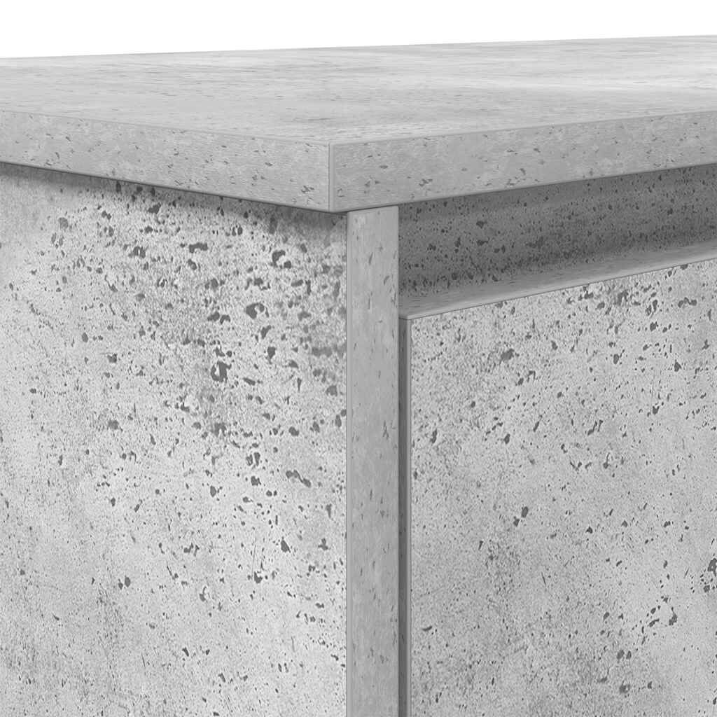 vidaXL Γραφείο Γκρι του Σκυροδέματος 120x42x76 εκ. Επεξεργασμένο Ξύλο