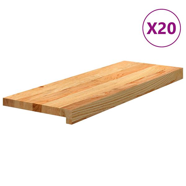 vidaXL &Pi;&alpha;&tau;ά&kappa;&iota;&alpha; &Sigma;&kappa;ά&lambda;&alpha;&sigmaf; 20 &tau;&epsilon;&mu;. &Alpha;&nu;&omicron;&iota;&chi;&tau;ό &Kappa;&alpha;&phi;έ 70x30x2 cm &Xi;ύ&lambda;&omicron; &Delta;&rho;&upsilon;ό&sigmaf;