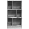 vidaXL Βιβλιοθήκη Γκρι Sonoma 57x28,5x107,5 εκ. από Επεξεργασμένο Ξύλο