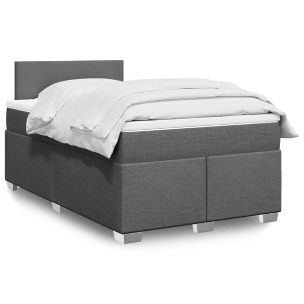 vidaXL &Kappa;&rho;&epsilon;&beta;ά&tau;&iota; Boxspring &mu;&epsilon; &Sigma;&tau;&rho;ώ&mu;&alpha; &Sigma;&kappa;&omicron;ύ&rho;&omicron; &Gamma;&kappa;&rho;&iota; 120x190 &epsilon;&kappa; &Upsilon;&phi;&alpha;&sigma;&mu;ά&tau;&iota;&nu;&omicron;