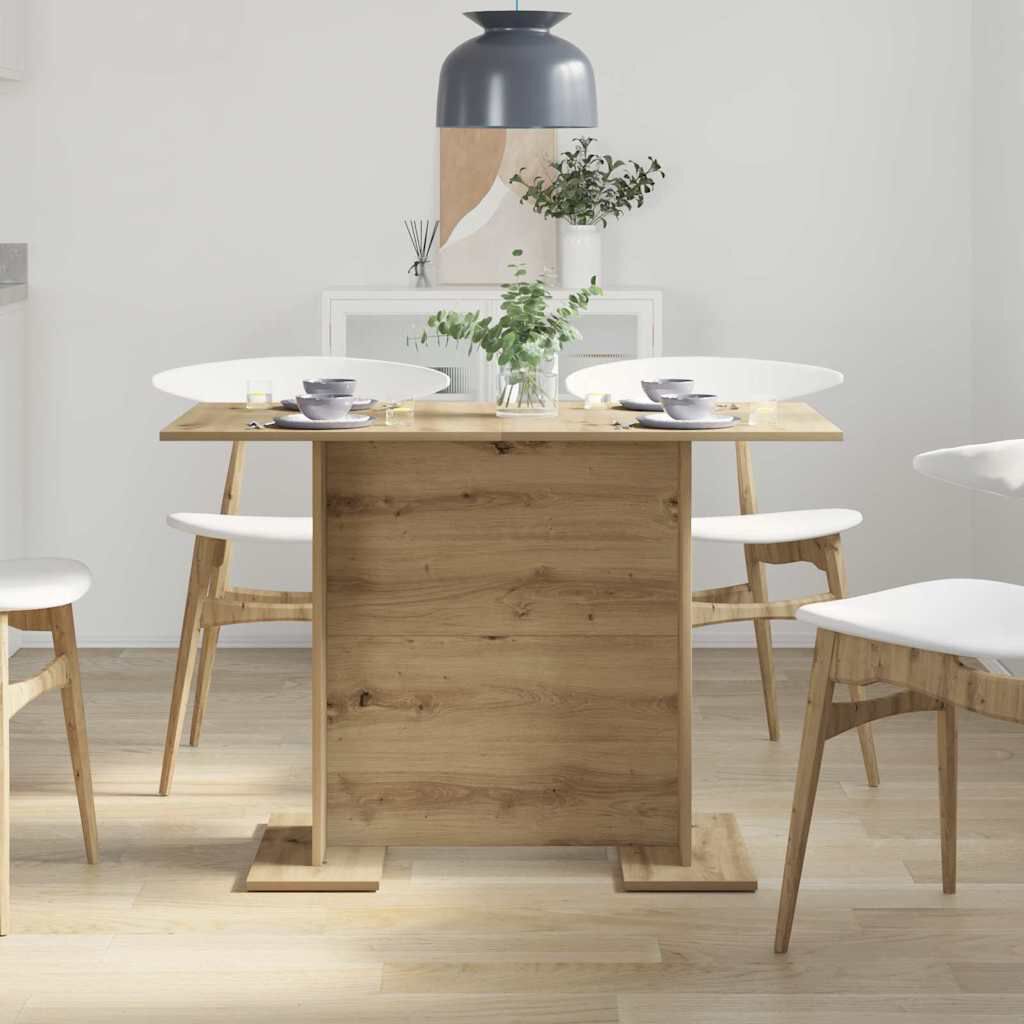 vidaXL Τραπεζαρία artisan δρυς 110 x 60 x 75 cm Επεξεργασμένο ξύλο