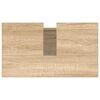 vidaXL Ντουλάπι Μπάνιου Sonoma Δρυς 58 x 33 x 60 εκ. από Επεξεργ. Ξύλο
