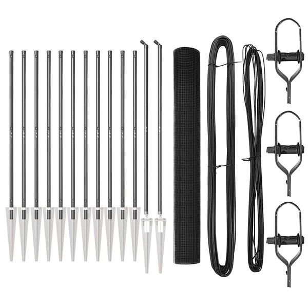 vidaXL &Sigma;&tau;ύ&lambda;&omicron;&sigmaf; &Pi;&epsilon;&rho;&iota;&phi;&rho;ά&xi;&epsilon;&omega;&nu; &Gamma;&kappa;&rho;&iota; 25 x 1,4 &mu; (16 x 16 &chi;&iota;&lambda;&iota;&omicron;&sigma;&tau;ά &pi;&lambda;έ&gamma;&mu;&alpha;)