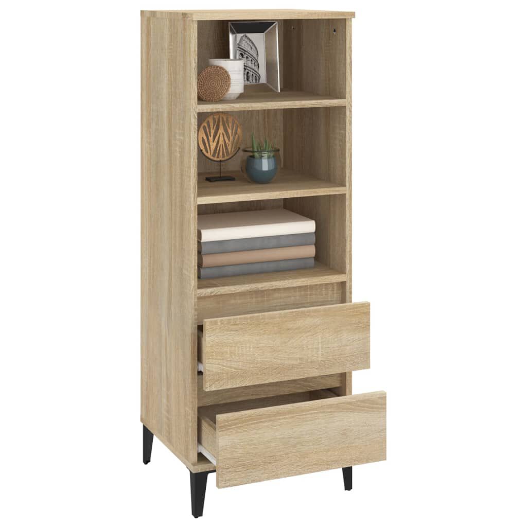 vidaXL Ντουλάπι Sonoma Δρυς 40x36x110 εκ. από Επεξεργασμένο Ξύλο