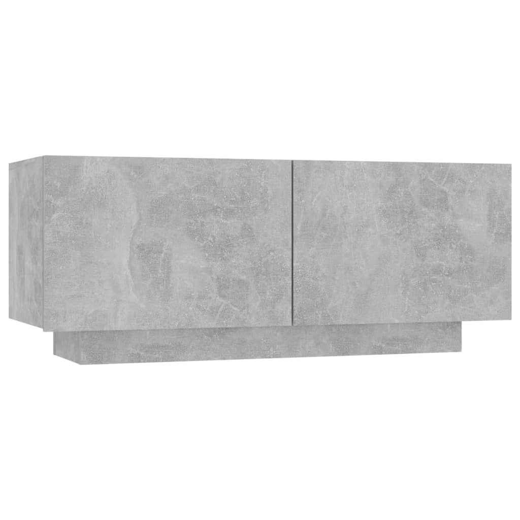vidaXL Έπιπλο Τηλεόρασης Γκρι Σκυρ. 100x35x40 εκ. Επεξ. Ξύλο