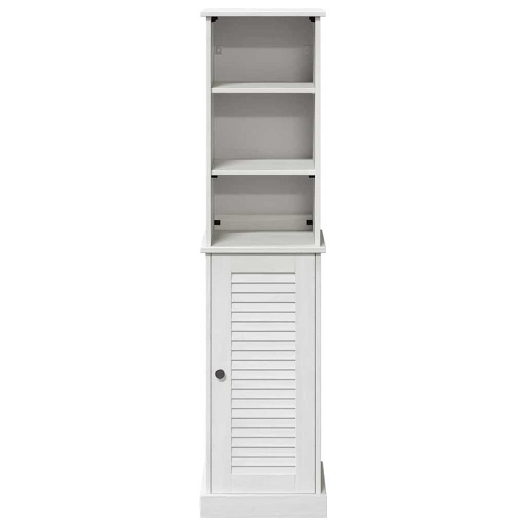 vidaXL Σετ Επίπλων Μπάνιου 2 pcs Καφέ και Λευκό 37 x 34 x 150 εκ