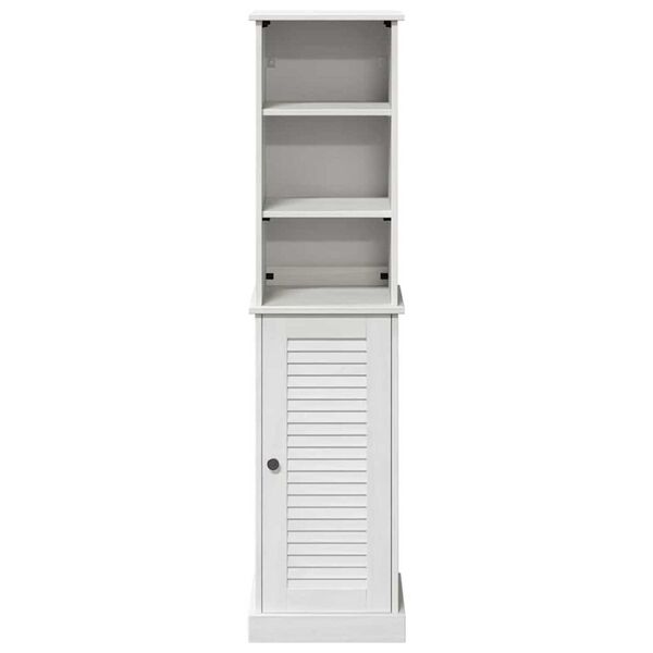 vidaXL Σετ Επίπλων Μπάνιου 2 pcs Καφέ και Λευκό 37 x 34 x 150 εκ