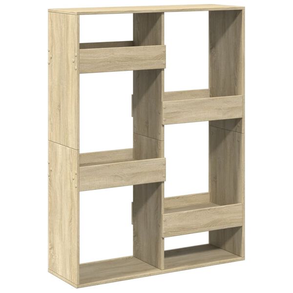 vidaXL Βιβλιοθήκη/Διαχωριστικό Χώρου Δρυς 100x33x135 εκ. Επεξ. Ξύλο