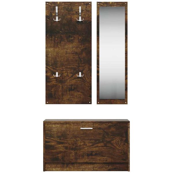 vidaXL &Sigma;&epsilon;&tau; &Pi;&alpha;&pi;&omicron;&upsilon;&tau;&sigma;&omicron;&theta;ή&kappa;&eta; 3 &sigma;&epsilon; 1 &Kappa;&alpha;&pi;&nu;&iota;&sigma;&tau;ή &Delta;&rho;&upsilon;&sigmaf; &alpha;&pi;ό &Epsilon;&pi;&epsilon;&xi;&epsilon;&rho;&gamma;&alpha;&sigma;&mu;έ&nu;&omicron; &Xi;ύ&lambda;&omicron;