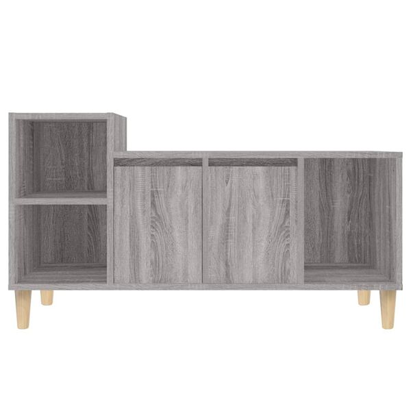 vidaXL Έπιπλο Τηλεόρασης Γκρι Sonoma 100x35x55 εκ. από Επεξεργ. Ξύλο