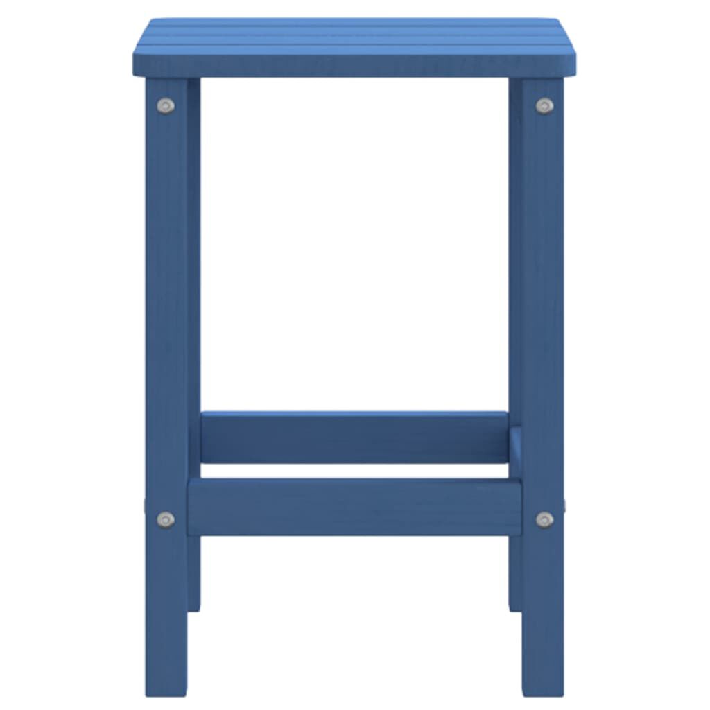vidaXL Τραπέζι Κήπου Adirondack Γαλάζιο 38 x 38 x 46 εκ. από HDPE