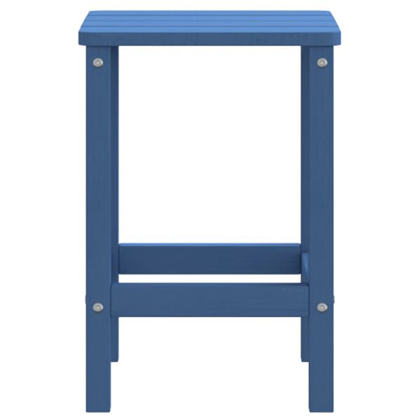 vidaXL Τραπέζι Κήπου Adirondack Γαλάζιο 38 x 38 x 46 εκ. από HDPE