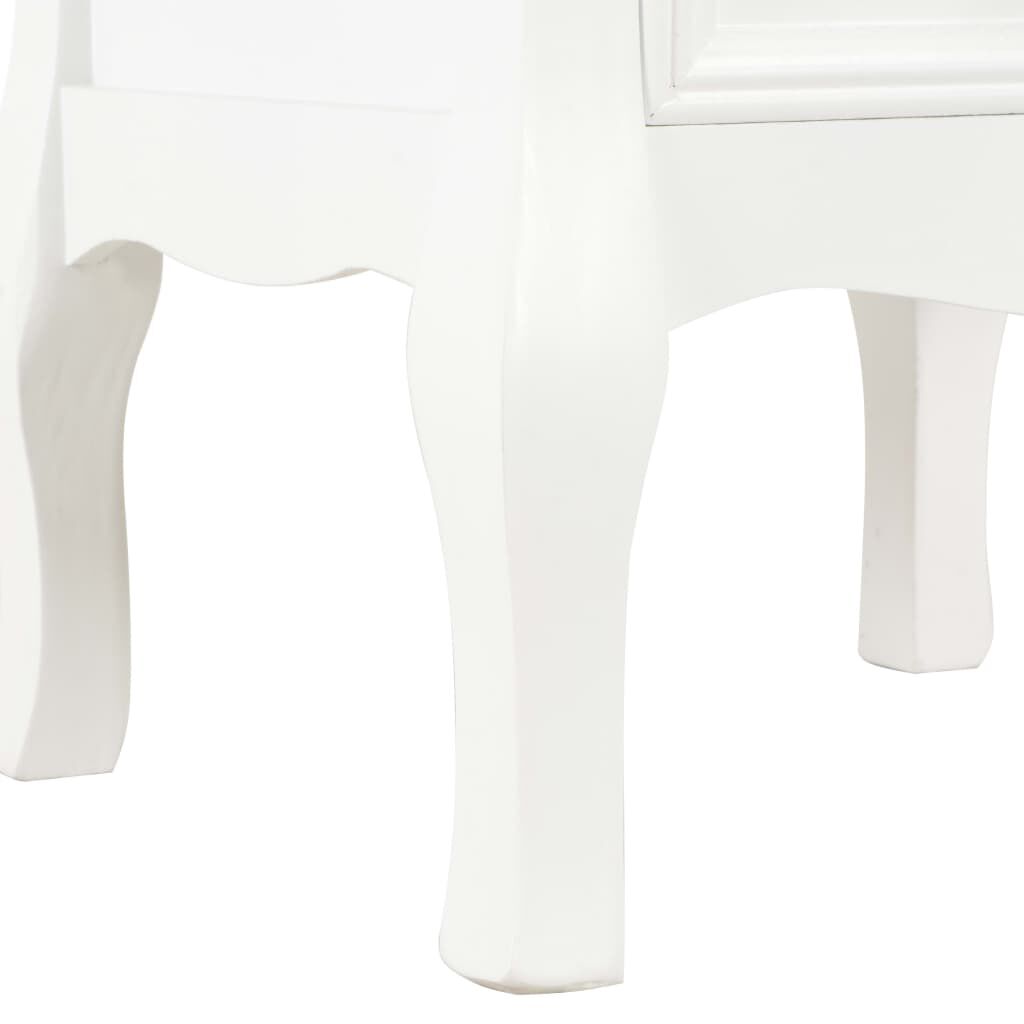 vidaXL Κομοδίνα 2 Τεμ. Λευκά 35 x 30 x 49 εκ. από MDF